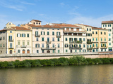 Lungarno Pacinotti  Arno River  Pisa  Tuscany  Italy