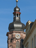 Spire of Providenzkirche  or Church of Providence  Old Town  Heidelberg  Germany
