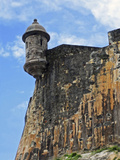 Watchtower  Fort San Felipe Del Morro  San Juan  Puerto Rico  USA  Caribbean