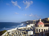 Cemetary  Fort San Felipe Del Morro  San Juan  Puerto Rico  USA  Caribbean