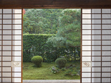 Temple Window  Sesshuji  Kyoto  Japan