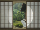 Tea House Window  Sesshuji Temple  Kyoto  Japan