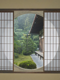 Tea House Window  Sesshuji Temple  Kyoto  Japan