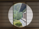 Tea House Window  Sesshuji Temple  Kyoto  Japan
