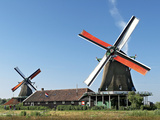 Windmills  Zaanse Schans  Zaanstad  Netherlands
