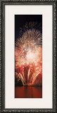 Fireworks Display Against Night Sky