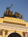Dvortsovaya Square at Sunset  Saint Petersburg  Russia
