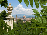 Panoramic View of Florence from Bardini Garden  Florence  UNESCO World Heritage Site  Italy