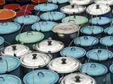 Metallic Buckets  San Juan De Chamula  Mexico
