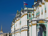 Winter Palace and Hermitage Museum  Dvortsovaya Square  Saint Petersburg  Russia