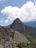 The Citadel with Huayna Picchu (The Young Peak) in the Background  Machu Picchu  Peru