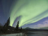 Aurora Borealis  Koyukuk River  Alaska  USA