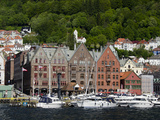 Downtown Hanseatic Historic Area  Bergen  Norway