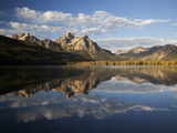 Stanley Lake and Mcgowan Peak  Sawtooth National Recreation Area  Idaho  USA