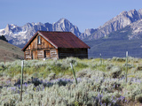 Old Barn  Sawtooth National Recreation Area  Idaho  USA