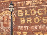 Advertisements on Side of Building in Historic Jacksonville  Oregon  USA