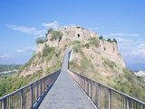 Bridge to Historic District  Civita  Italy