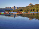 Redfish Lake Lodge  Redfish Lake  Sawtooth National Recreation Area  Idaho  USA