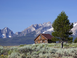 Old Barn  Sawtooth National Recreation Area  Idaho  USA