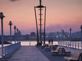 Puerto Deportivo Pier  Cimadevilla Old Town  Gijon  Spain