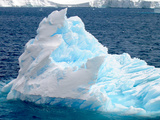 Icebergs Floating in the Sea  Paradise Bay  Antarctic Peninsula  Antarctica