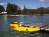 Redfish Lake Lodge  Redfish Lake  Sawtooth National Recreation Area  Idaho  USA