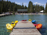 Redfish Lake Lodge  Redfish Lake  Sawtooth National Recreation Area  Idaho  USA