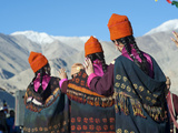 Tibetan Ceremony in Shanti Stupa  Leh  Ladakh  India