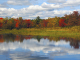 Autumn at Sebago Lake State Park  Raymond  Maine  USA