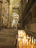 Interior of St Peter's Cathedral in Regensburg  Germany