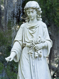 Angel Statue  Bonaventure Cemetary  Savannah  Georgia  USA