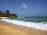 Wave Breaks  Kauai  Hawaii  USA