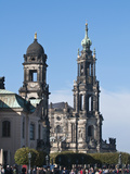 The Hofkirche (Church of the Court) Dresden  Germany