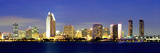 San Diego Skyline  California  USA