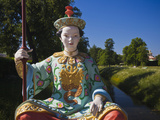 Statues by Chinese Pavilion  Pushkin-Tsarskoye Selo  Saint Petersburg  Russia
