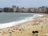 Copacabana Beach  Rio De Janiero  Brazil