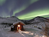 Caribou Bluff Cabin  White Mountain National Recreation Area  Alaska  USA