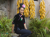 Miao Girls in Traditional Costume  Kaili  Guizhou  China