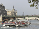A Bateaux Cruises on the Seine River  Paris  France