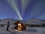 Caribou Bluff Cabin  White Mountain National Recreation Area  Alaska  USA