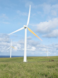 Wind Turbines  Kohala  Hawaii  USA