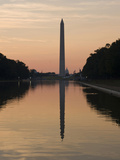 The Reflecting Pool on the National Mall  Washington DC  USA  District of Columbia