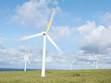 Wind Turbines  Kohala  Hawaii  USA