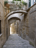Steps in the Sasso Barisano Ward  Matera  Italy