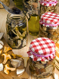 Mushrooms in Jar Preserved in Olive Oil  Italy