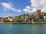 Homes Along Sydney Harbor  Sydney  New South Wales  Australia