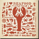 Lobster Pattern Square