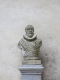 Bust of Spanish King Philip Iii  the Alcazar  Segovia  Spain