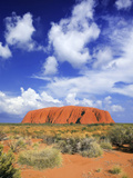 The Holy Mountain of Uluru  Ayers Rock  Uluru-Kata Tjuta National Park  Australia