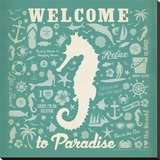 Seahorse Pattern Square